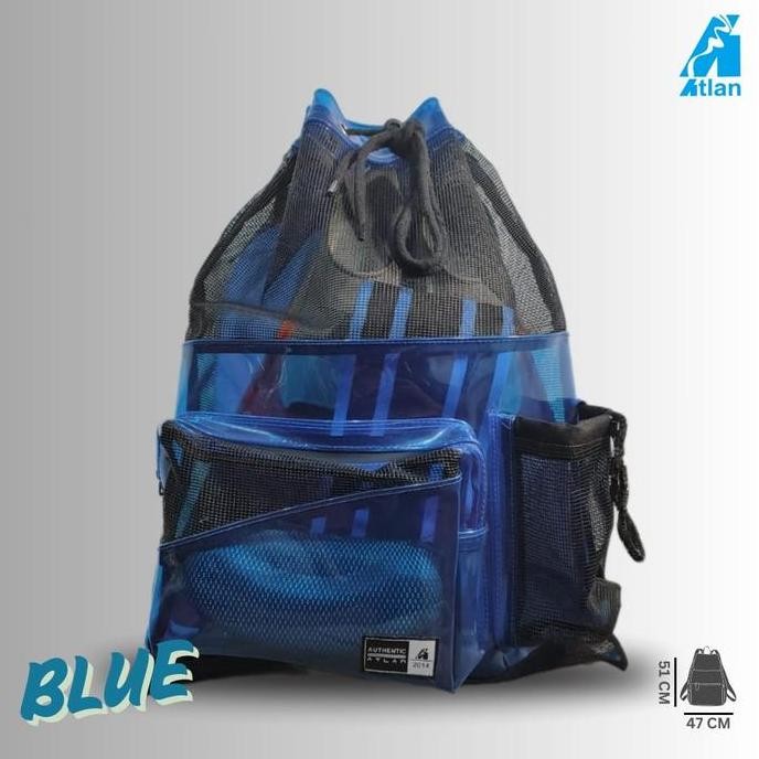 TERBARU Tas Renang Jaring Mika Waterprof/Tas Aksesoris Renang Jaring