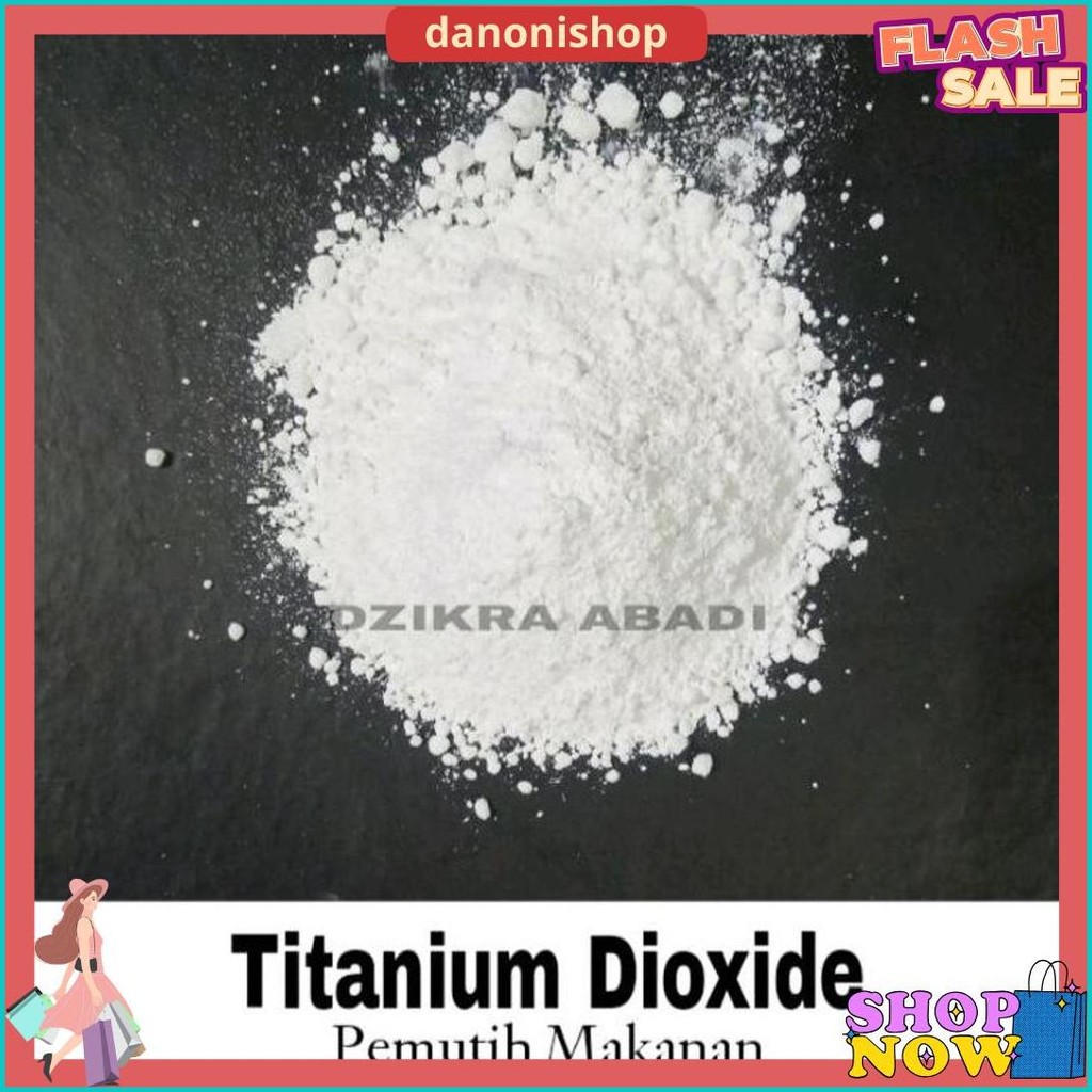 

Titanium Dioxide Titan Pemutih Makanan 500 Gr Bisa Cod