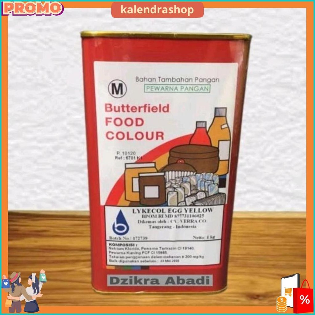 

Pewarna Makanan Bubuk Egg Yellow ( Butterfield ) 1 Kg Original Produk