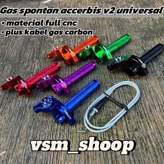Gas spontan acerbis V2 gas spontan 1kabel gas spontan acerbis roller universal Motorcycle
