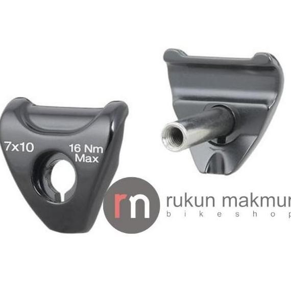 Promo Trek Bontrager Seatpost Part Saddle Clamp Ear 7 x 10 mm Rail Carbon For Seatmast Seat Post Ear