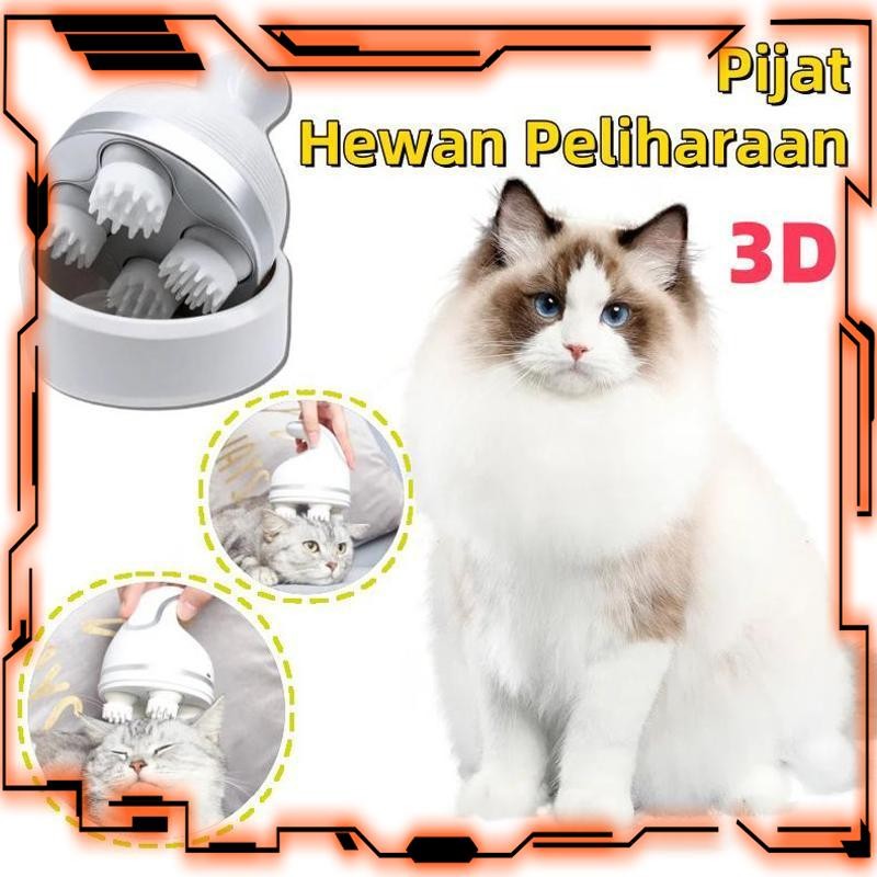 Cuci Gudang Pijat Kepala Hewan Peliharaan Pijat Kulit Kepala Kucing Pijat Uleni Multi-fungsi Pijat K