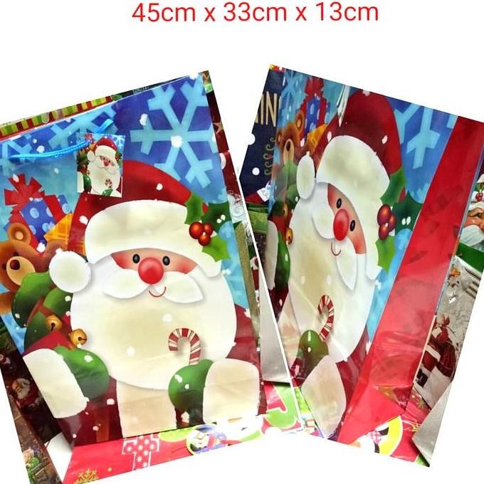 

CR - Paperbag Natal Sisa Export Motif Santa dan Bear(12bh) TERLARIS