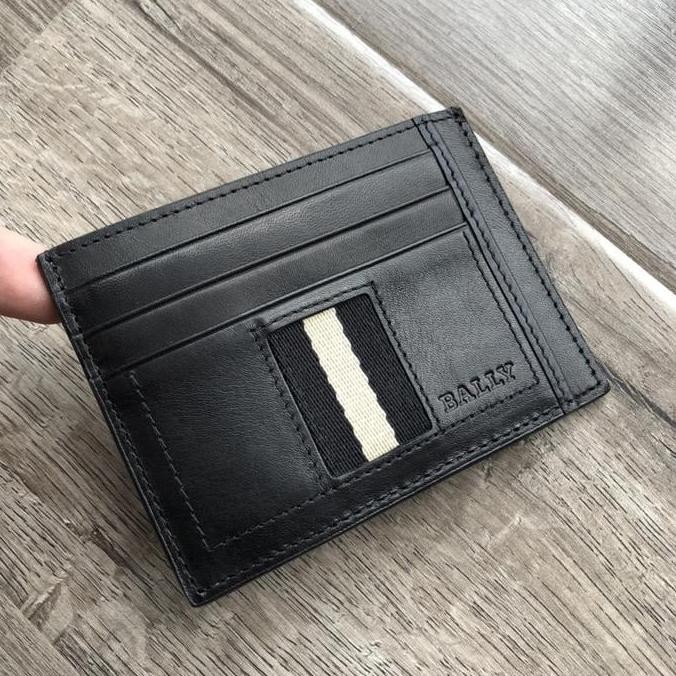 Dompet Pria Terbaru Card Holder Dompet Bally Gray Torin Card Holder Mini Wallet
