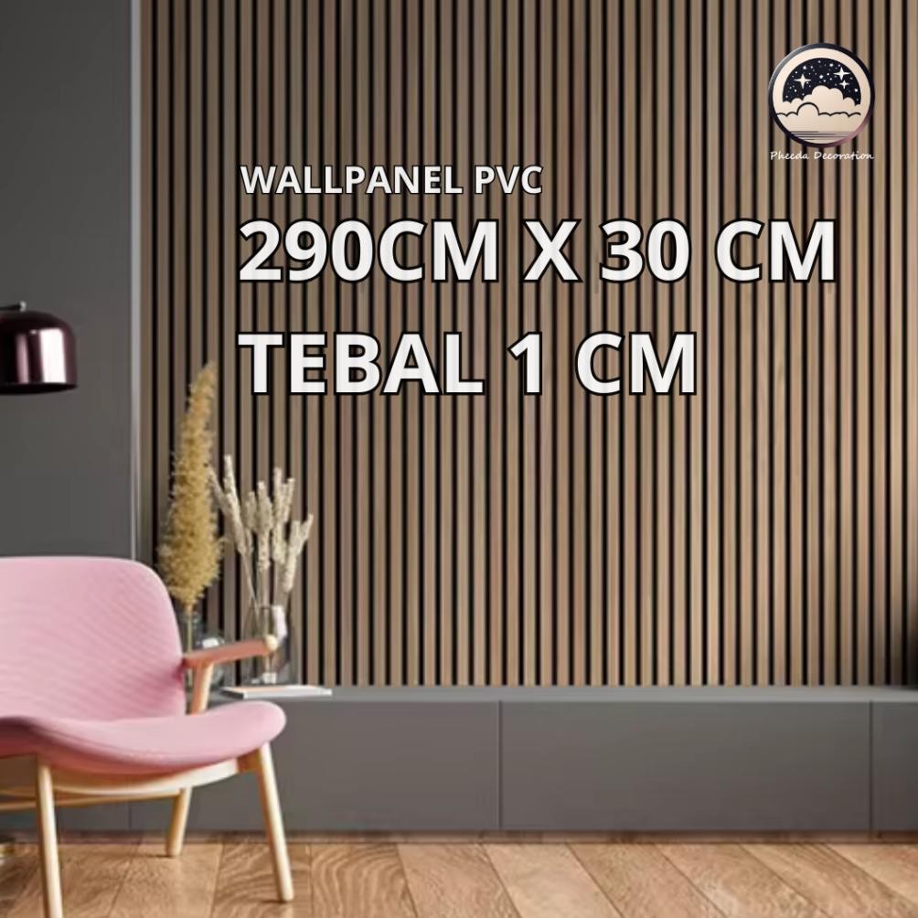 Woodpanel Dekorasi Rumah Mewah Wallpanel 300x10mm 2.9Meter Composite Echo Wood / Wood Panel WPC / Wa