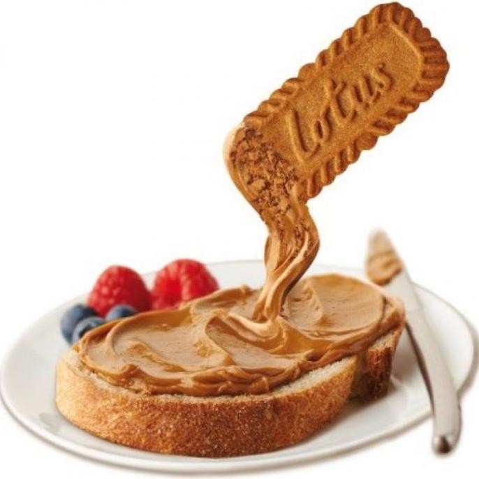 Lotus Biscoff Crunchy Spread / Olesan Roti Rasa Karamel [380 gr]
