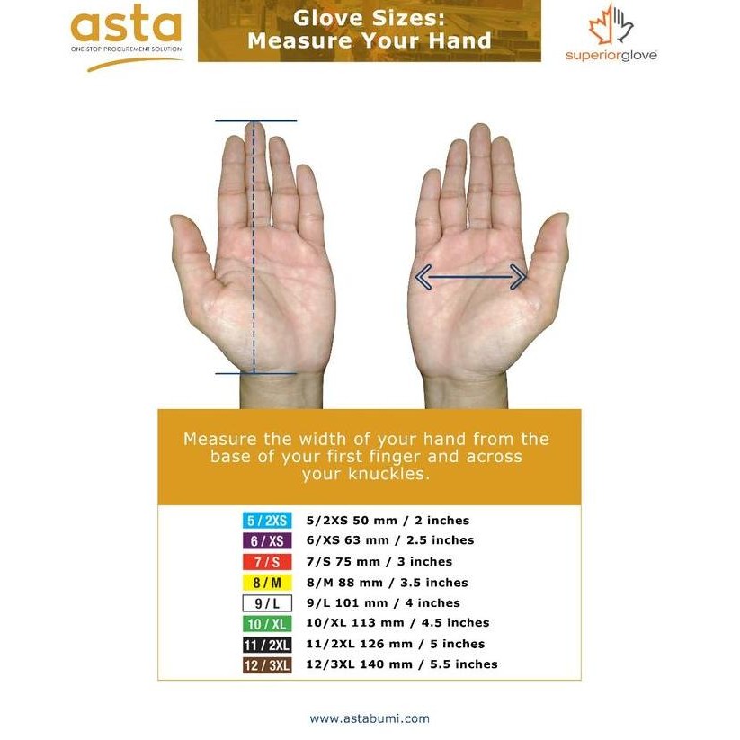 Sarung Tangan Kerja Kulit Anti Tusukan Superior Glove Endura 76YBDQ