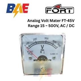 Volt Meter FT-45V / Analog Panel Meter Fort