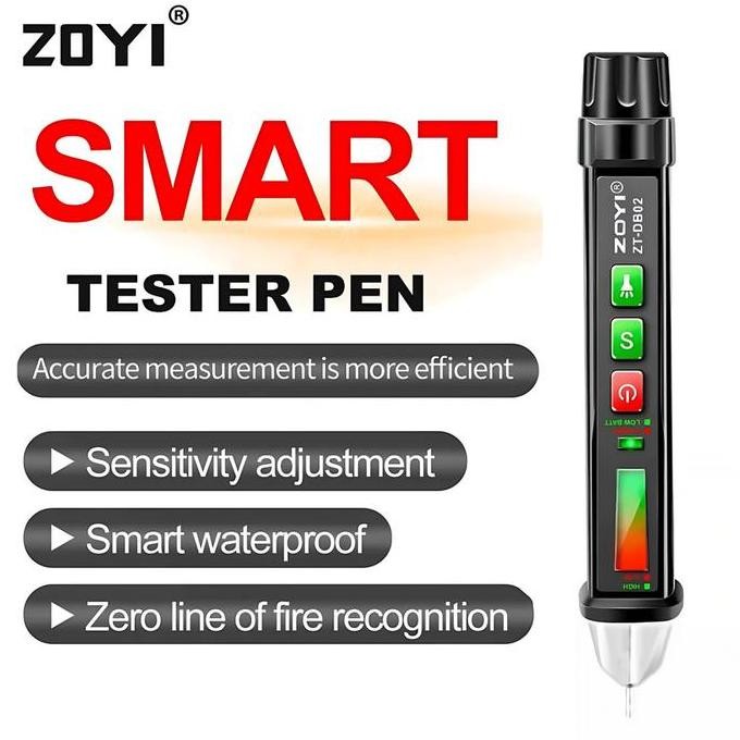 Zoyi ZT-DB02 Tester Pen Tespen Non Contact AC Voltage 12V-1000V