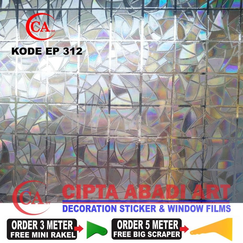 ACM - Stiker Kaca Jendela,Pintu Rumah Kantor Toko Motif 3D