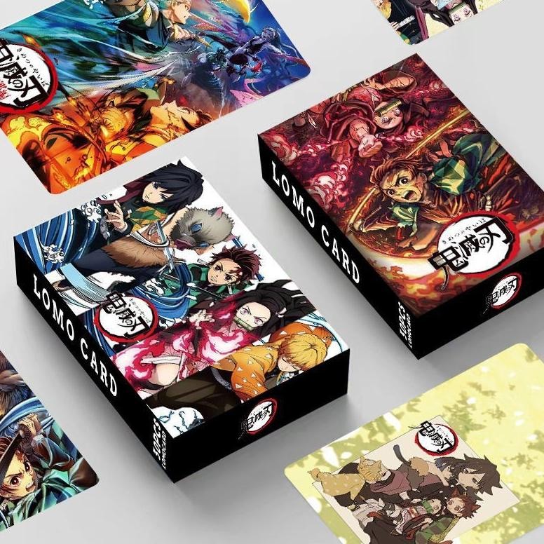 Lomo card / kartu anime / foto anime one piece kimetsu no yaiba naruto