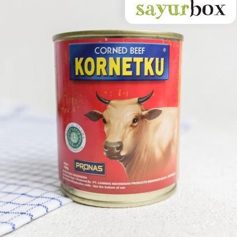 

TERLARIS Pronas Kornetku Daging Sapi 340 gram Sayurbox Siap kirim