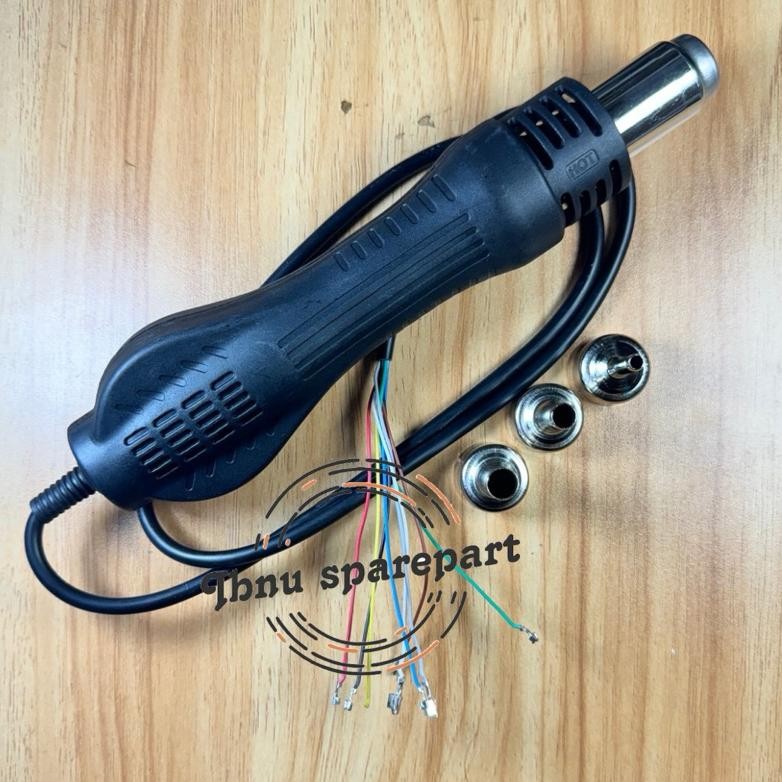 READY STOK GAGANG BLOWER 858 858D 8 KABEL - Gagang Blower uap 8 Cabel Cable Fullset Sudah Termasuk K