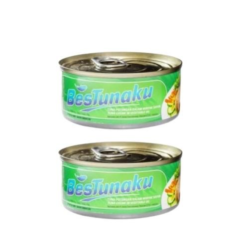 

READY STOK Bestunaku Tuna Potongan Dalam Minyak Sayur 2 x 150 gr Siap kirim