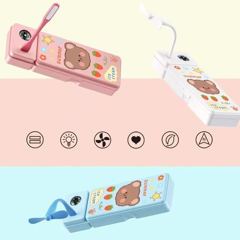 

Cod 3 In 1 Kotak Pensil Multifungsi Kotak Alat Tulis Stationery Case Kotak Pensil Kipas Angin Lampu Meja Kecil Kotak Penyimpanan Perlengkapan Belajar Kotak Pensil Multifungsi Kado Anak Ew64