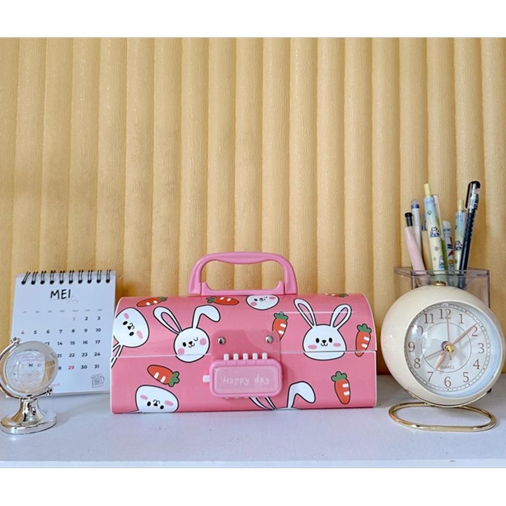 

Heatshrin (Passcode) Kotak Tepak Tempat Pensil Alat Tulis Pencil Stationary Case Dengan Kunci Pin Pasword Passcode Motif Gambar Karakter Kartun Lucu Untuk Anak Laki Laki Cowok Perempuan An-45