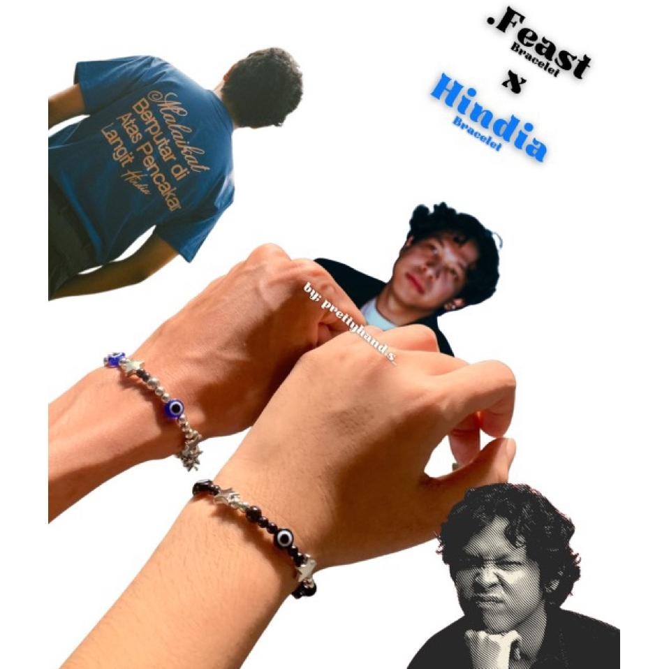 Gelang Couple Hindia Feast Rantai Stainless Stell Anti Karat By Prettyhands Mohon Membaca Desk Gelan