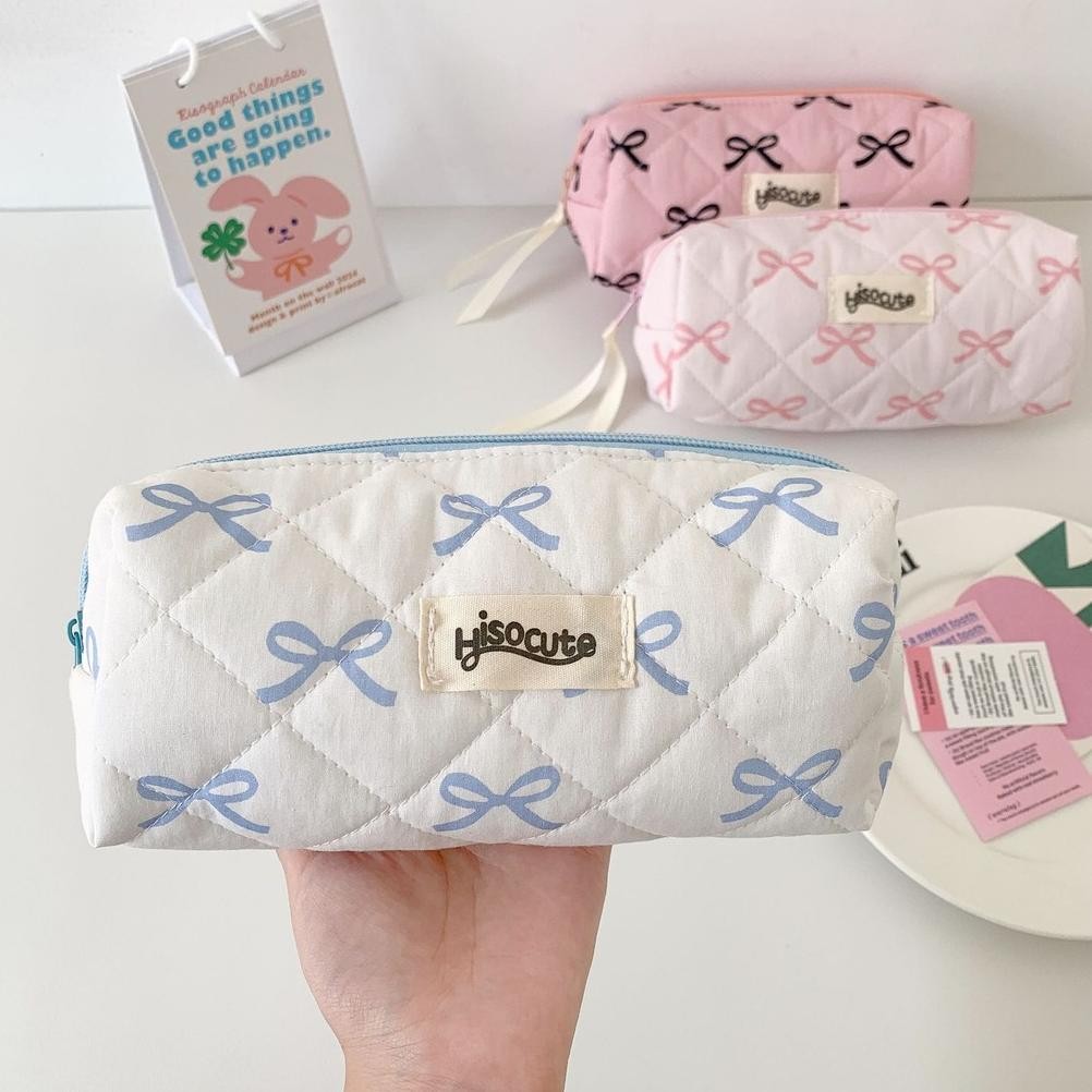 

Termurah Shinsday Tempat Pensil Pouch Makeup Tas Kosmetik Kotak Pensil Bow Pita Coquette Y2K Aesthetic Korea Organizer Bag Serbaguna Dfg-88