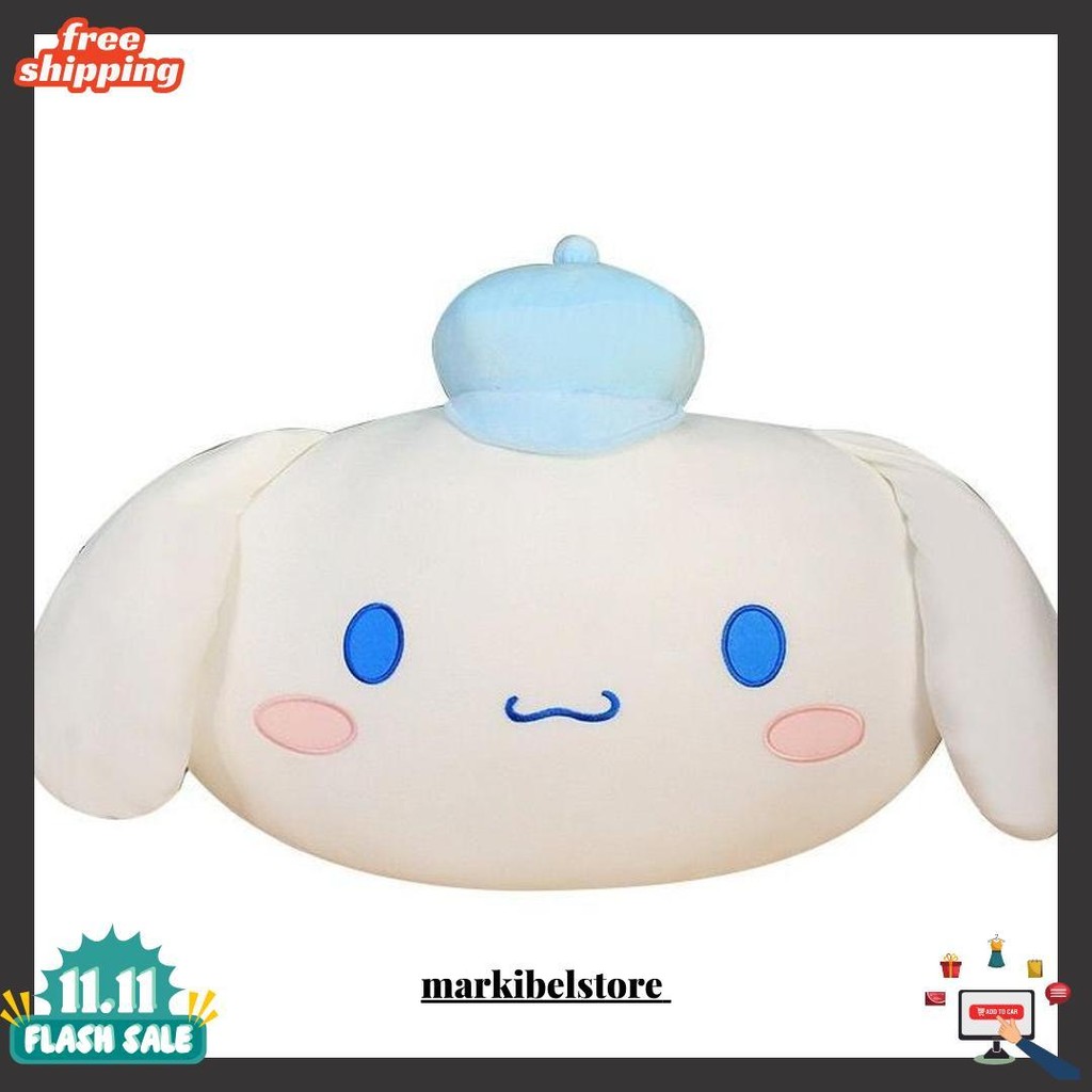 Bantal Boneka Kepala Cinnamoroll Balloon Terbaru Ukuran 45 Cm Original Produk