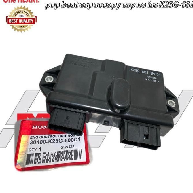 ECU ECCU ECM UNIT HONDA BEAT POP BEAT ESP SCOOPY ESP NO ISS K25G-601 ORIGINAL DAN TERPERCAYA
