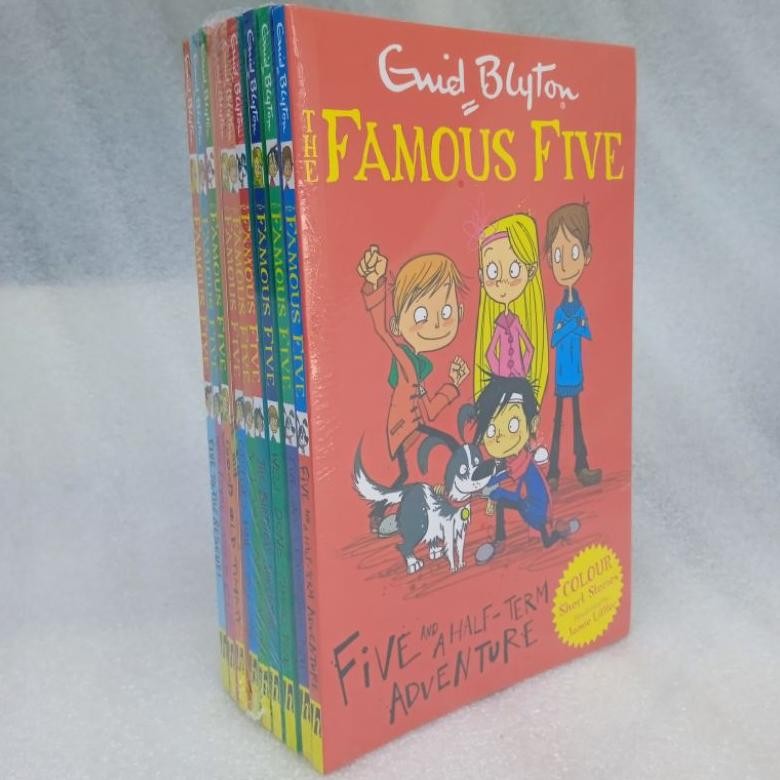 Enid Blyton The Famous Five 9 Buku Set Warna Penuh MURAH