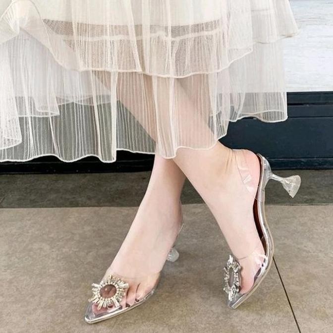 DV14 >> sendal heels dns 10 wanita hk 7cm