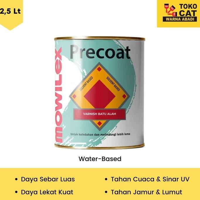 Cat Mowilex Varnish Batu Alam 2.5 Liter