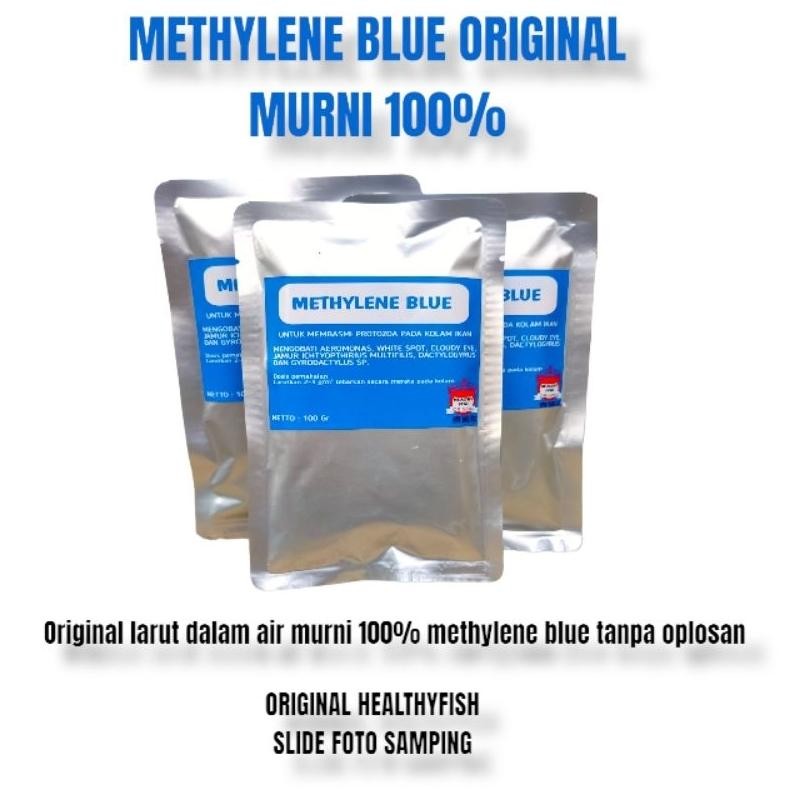 Hot Methylene Blue / Methylene Blue 100Gr / Methylene Blue 100 Gram / Obat Biru Ikan / Methylene Blu