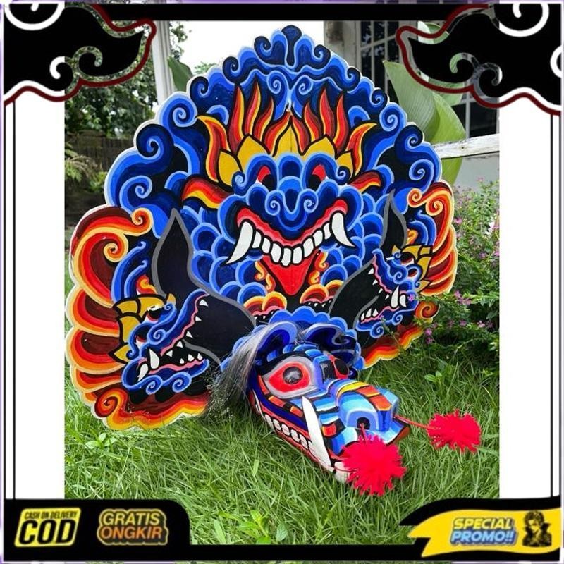 COD BARONGAN ANAK KEDIRIAN BARONGAN KAYU BARONGAN DEVIL BARONGAN CAPLOKAN LEGKAP KEMUL BONUS KLINTIN