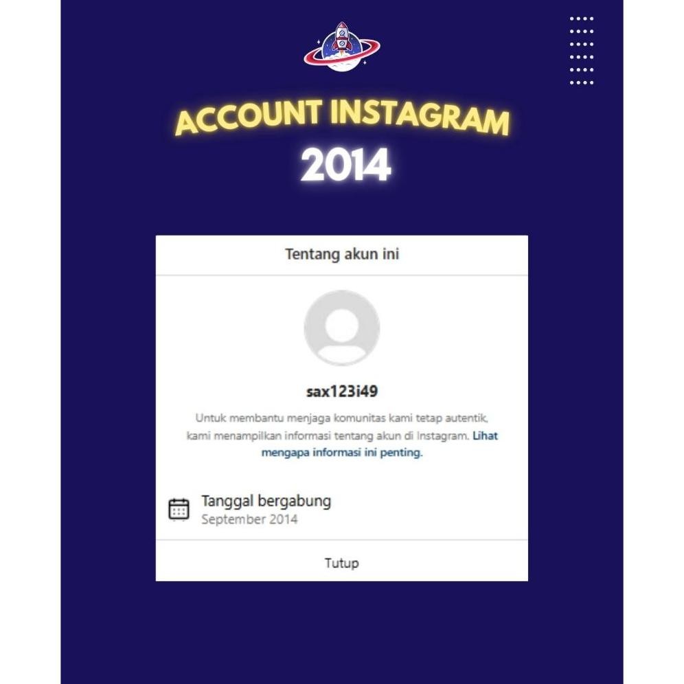 Akun Tua Instagram [ Berfollowers Indonesia ]