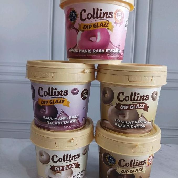

JR26 Collins Dip Glaze 300 Gram All Varian Glaze Collins 200 Gram All Varian