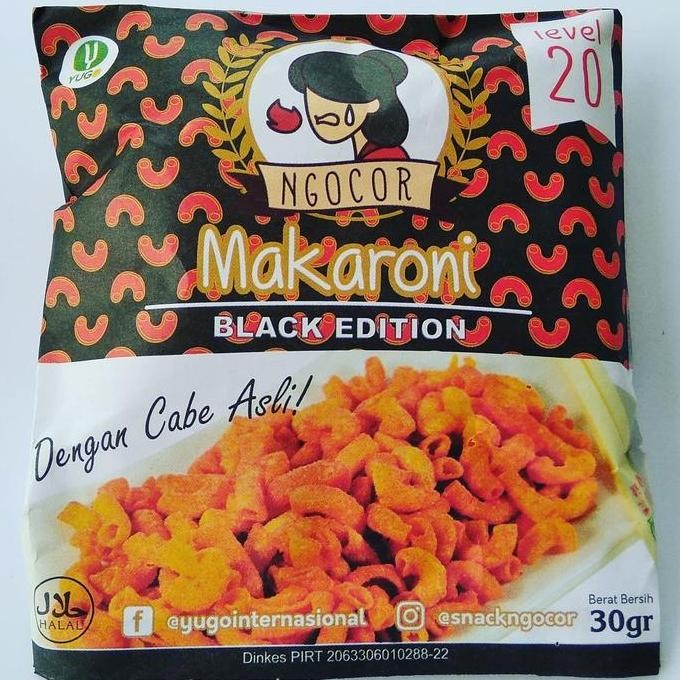

JR26 makaroni ngocor rasa pedas level 20
