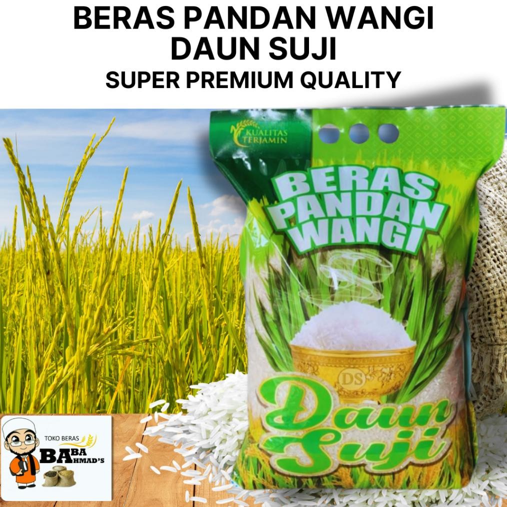 

Beras Pandan Wangi Daun Suji Super Premium - 5Kg