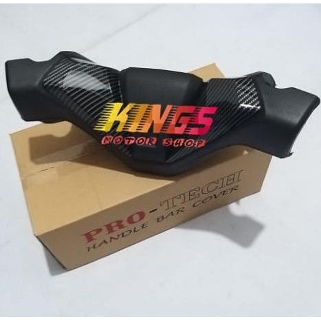 Cover Stang Motor Carbon Tutup Stang New PCX 160 Carbon New Carbon