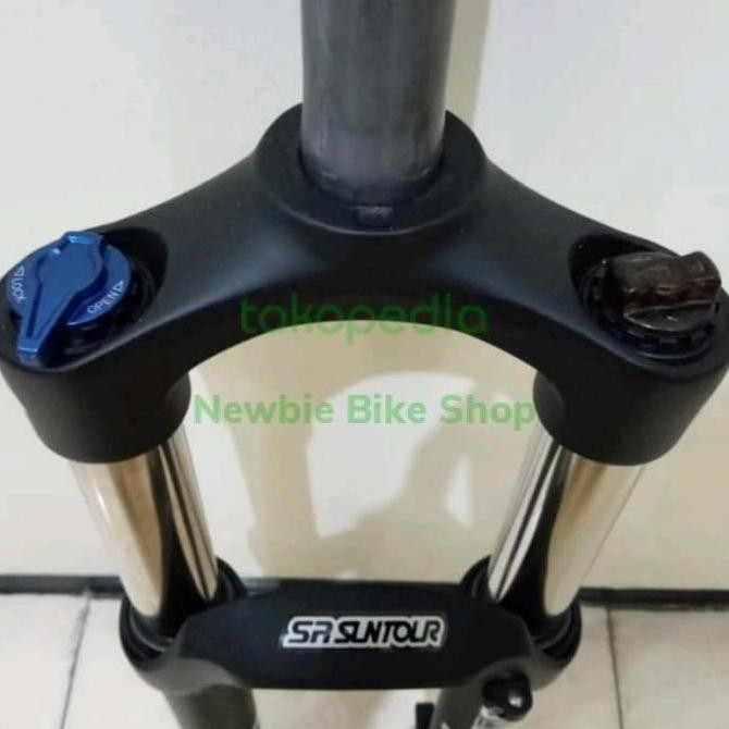 TERBARU FORK SUSPENSION SR SUNTOUR XCR 32 LOCKOUT QR MTB 27,5 DISKBRAKE ORIGINAL DAN TERPERCAYA
