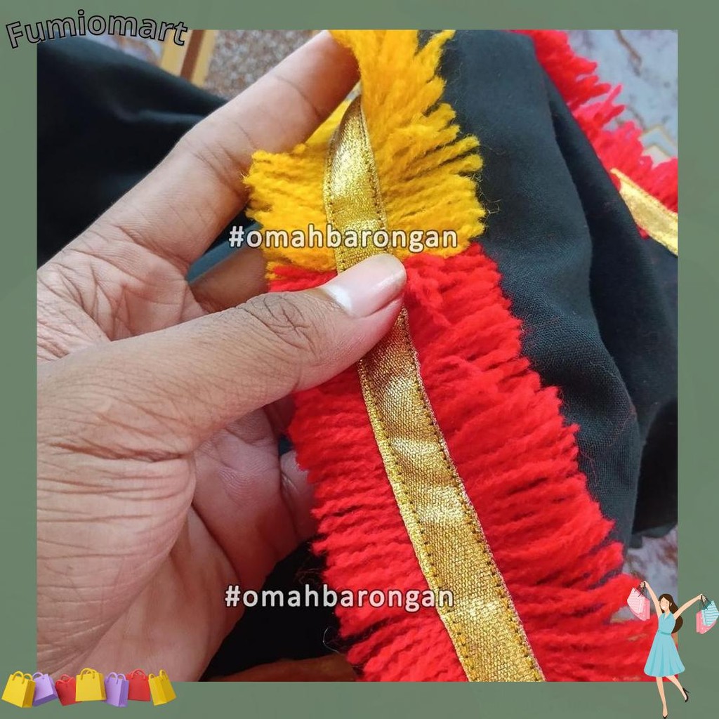 Celana Barongan Anak SD SMP Warna Merah Hijau Biru Hitam Putih Terlaris