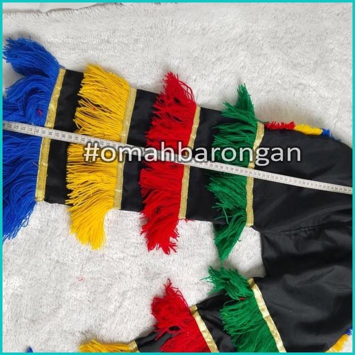 Celana Dan Embong Barongan Anak Warna Pelangi SD Super