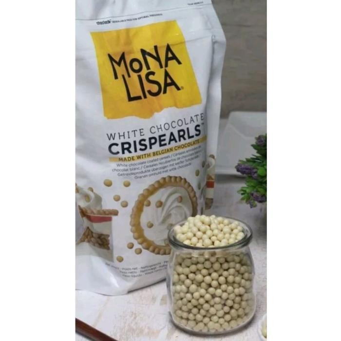 

TERBARU! MonaLisa Crispearls Cokelat Putih Repack 100gr Taburan Kue & Dessert dari callebaut Chocolate Sereal