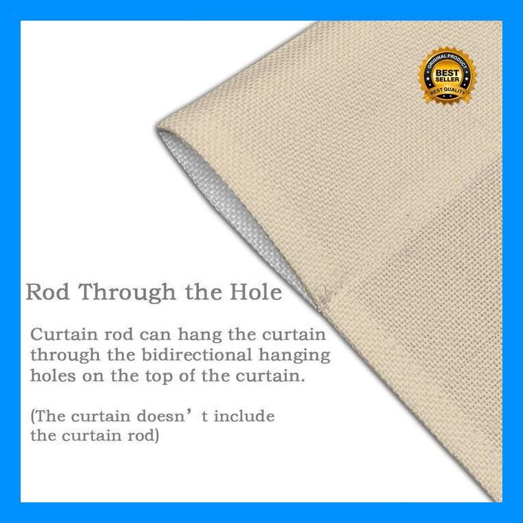 (Best Saller) Gorden Pintu Jendela Tirai Setengah Tirai Aplikasi Multi-Skenario Tirai Pintu Dapur Je