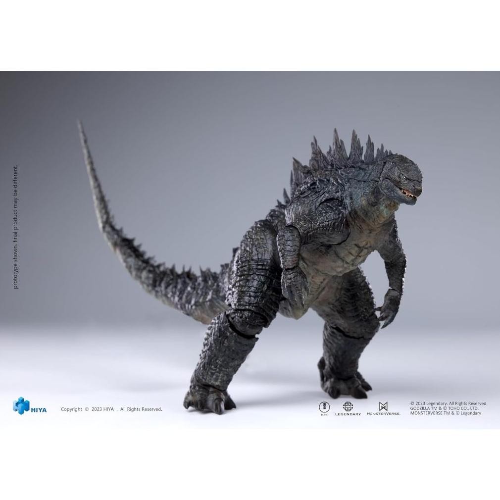 HIYA TOYS GODZILLA (2014): GODZILLA EXQUISITE BASIC PREVIEWS EXKLUSIVE ACTIONFIGUR OHNE MASTAB