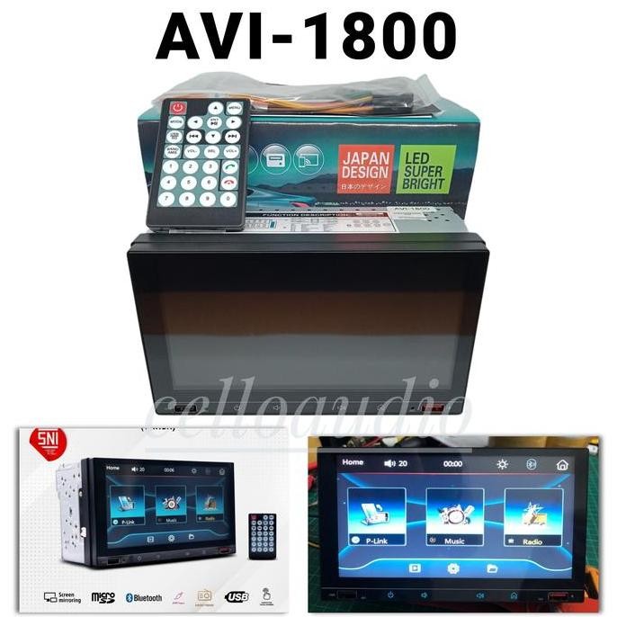 '' Head Unit Mp3 Double Din Avi-1800Dsa Mkii Deckless Avi1800Dsa Mkii ''