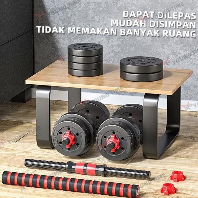 Barbel Set 20 Kg Dumbel Set 20 Kg Angkat Beban