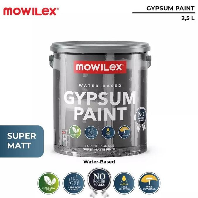 TERBARU - Mowilex Gypsum Paint Cat Plafon 2,5ltr
