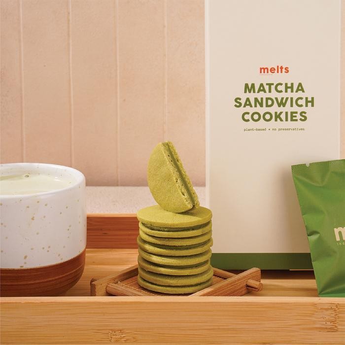 

ES Melts Matcha Sandwich Cookies | Hadiah Kado Parcel Hampers Kue Kering