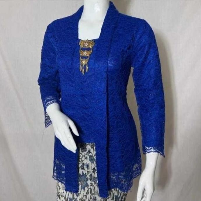 Atasan Kebaya Brokat Kutu Baru Lengan Panjang Busui / Kebaya Brokat Modern / Kebaya Kartini Brokat /