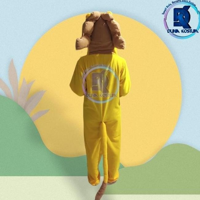 HALITAUTRENDS BAJU KOSTUM ONESIE BINATANG SINGA / KOSTUM ANAK DAN KOSTUM DEWASA /