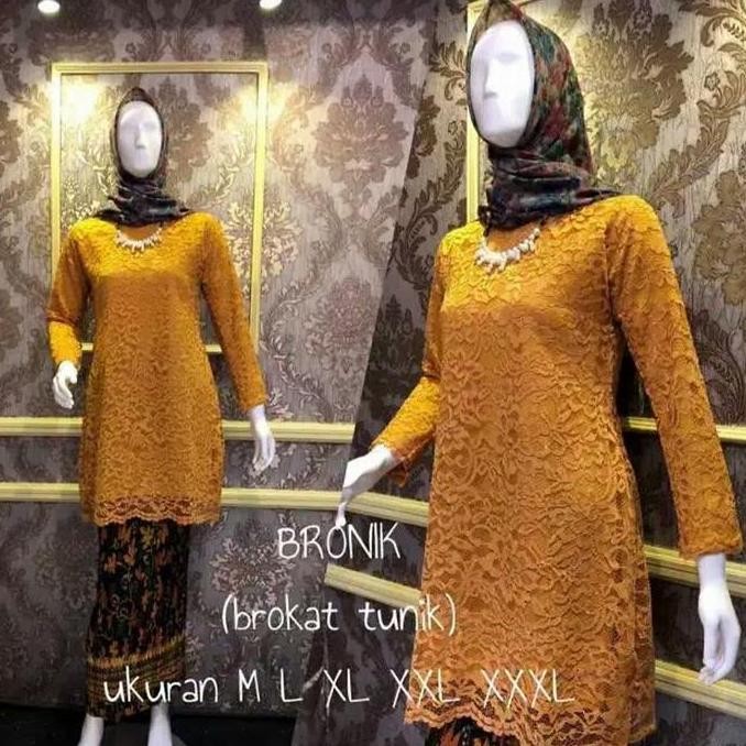 Atasan Jumbo Ld 130/Kebaya Brukat Big Size/Kebaya Kurung