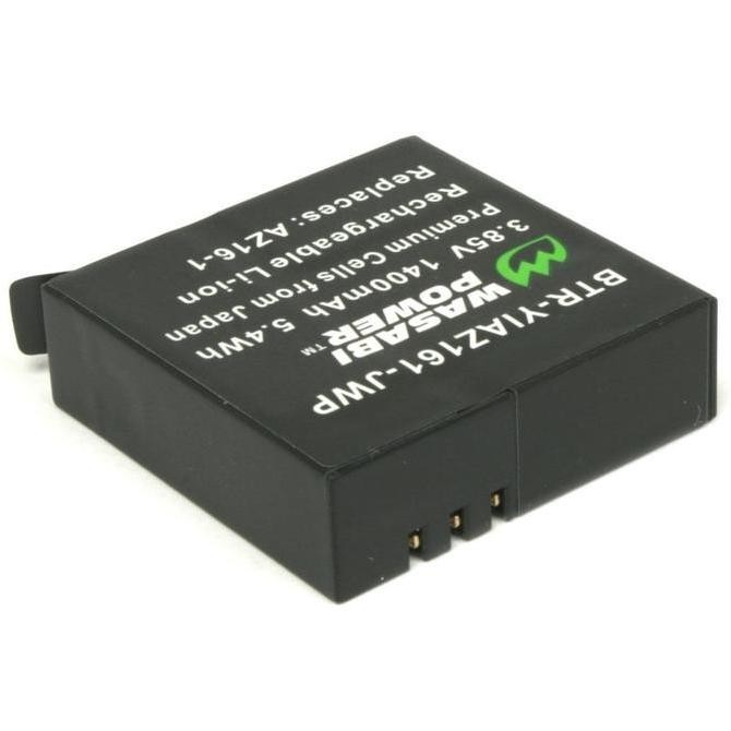 Wasabi Power Baterai For Xiaomi Yi 2 4K 4K+ Lite Yi2 Yi4K Yi4K+ Yilite