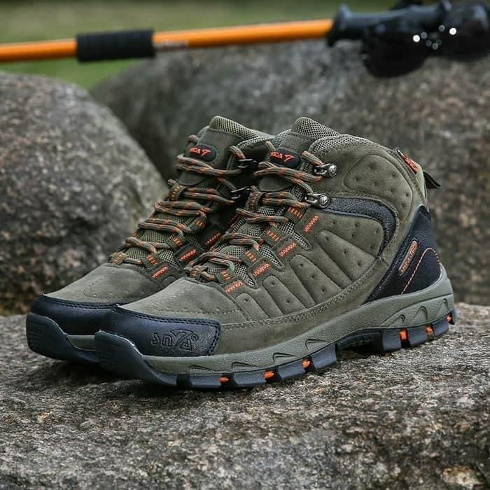 OGO sepatu gunung original SNTA 483 pria /sepatu out door hiking