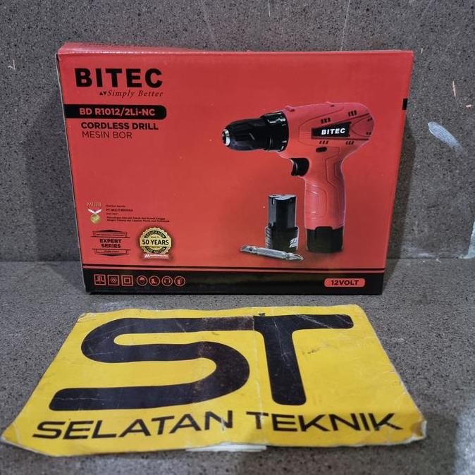 bitec bd r1012 cordless drill 2 battery 12 volt